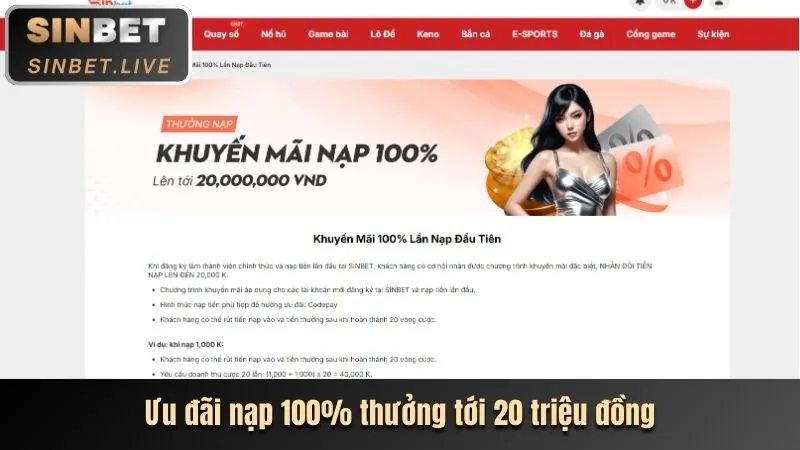 Ưu đãi chào mừng thành viên mới 79sun